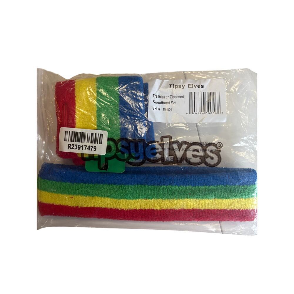 Tipsy elves TRAILBLAZER ZIPPERED SWEATBAND SET NWT - Picture 2 of 2